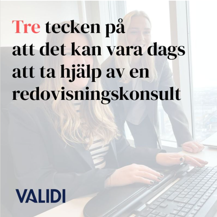 Tre tecken på att det kan vara dags att ta hjälp av en redovisningskonsult