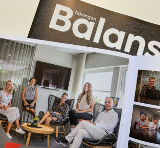 Möt oss i ett byrå reportage i tidningen